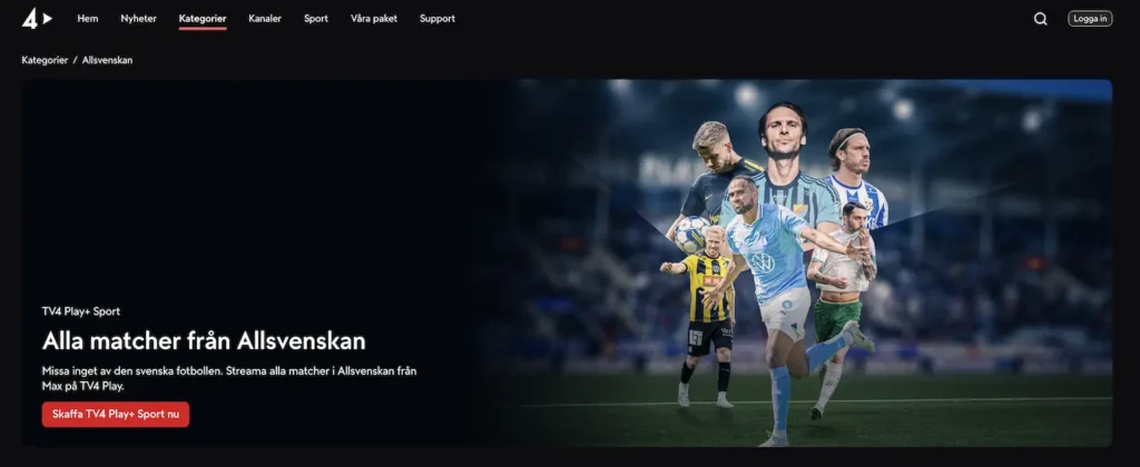 TV4 Play Streamingpaket