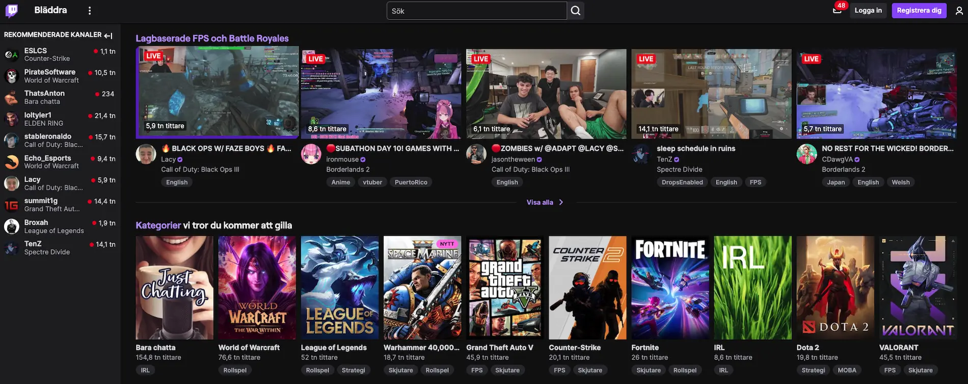 Twitch - Allt om streamingtjänsten → Streamat.se